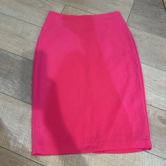 BANANA REPUBLIC WOMENS PINK PENCIL SKIRT NEW SIZE 2 - Picture 1 of 8